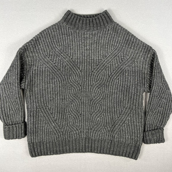 Columbia Pine Street Sweater Womans XL Gray Mock Turtleneck Warm Comfy Outdoors - Picture 1 of 9
